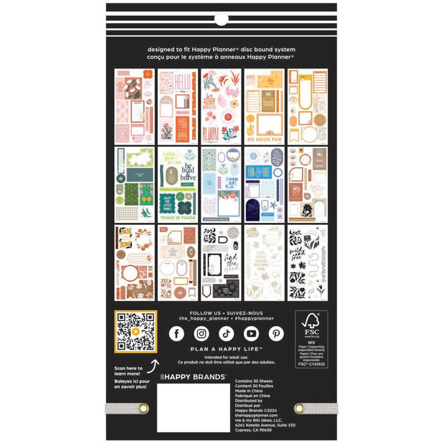 Happy Planner Color Coordinate Classic Sticker Book - Value Pack