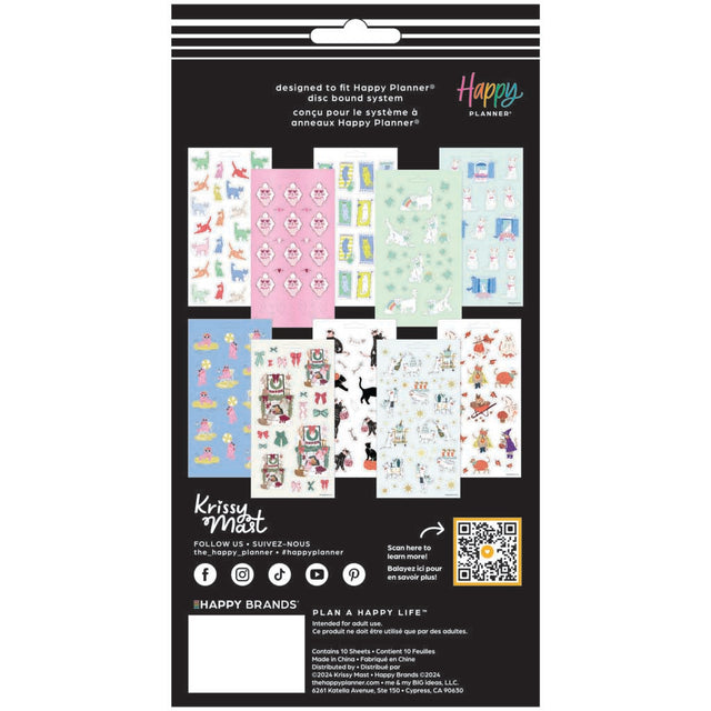 Happy Planner Purrfect Year Sticker Sheets