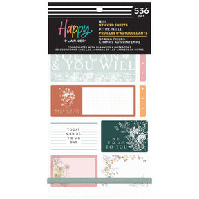 Happy Planner Spring Fields Mini Sticker Book - Value Pack