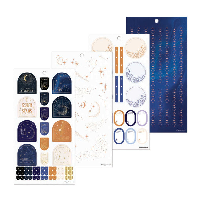 Happy Planner Starcrossed Mini Sticker Book - Value Pack