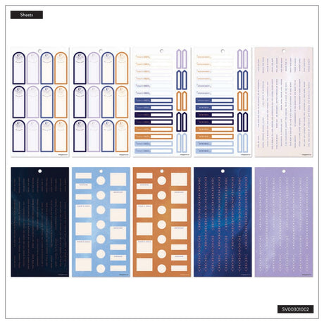 Happy Planner Starcrossed Mini Sticker Book - Value Pack