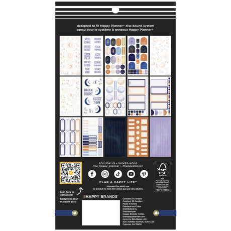 Happy Planner Starcrossed Mini Sticker Book - Value Pack