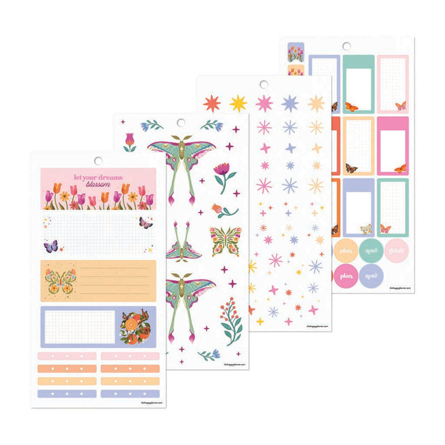 Happy Planner Mystic Blooms Mini Sticker Book - Value Pack