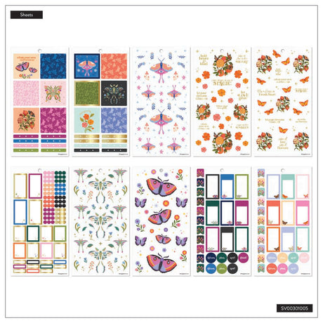 Happy Planner Mystic Blooms Mini Sticker Book - Value Pack