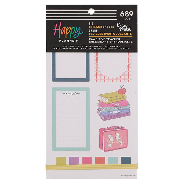 Happy Planner Pawsitive Teacher Big Sticker Book