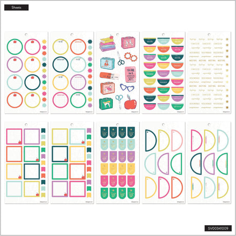 Happy Planner Pawsitive Teacher Big Sticker Book