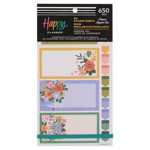 Happy Planner Garden Joy Big Sticker Book