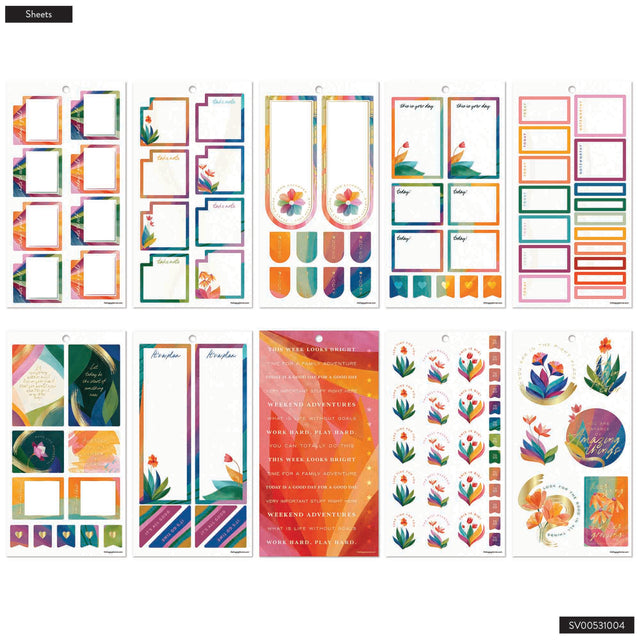 Happy Planner Floral Energy Big Sticker Book