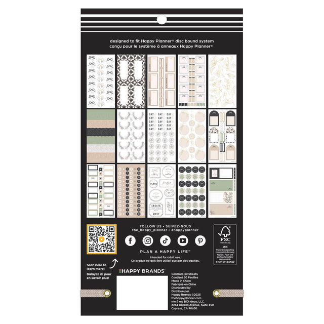 Happy Planner Heritage Charm Classic Sticker Book