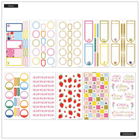 Happy Planner Spring Charm Classic Sticker Book