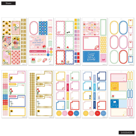 Happy Planner Summer Charm Classic Sticker Book