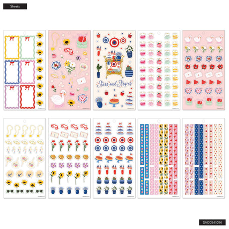 Happy Planner Summer Charm Classic Sticker Book