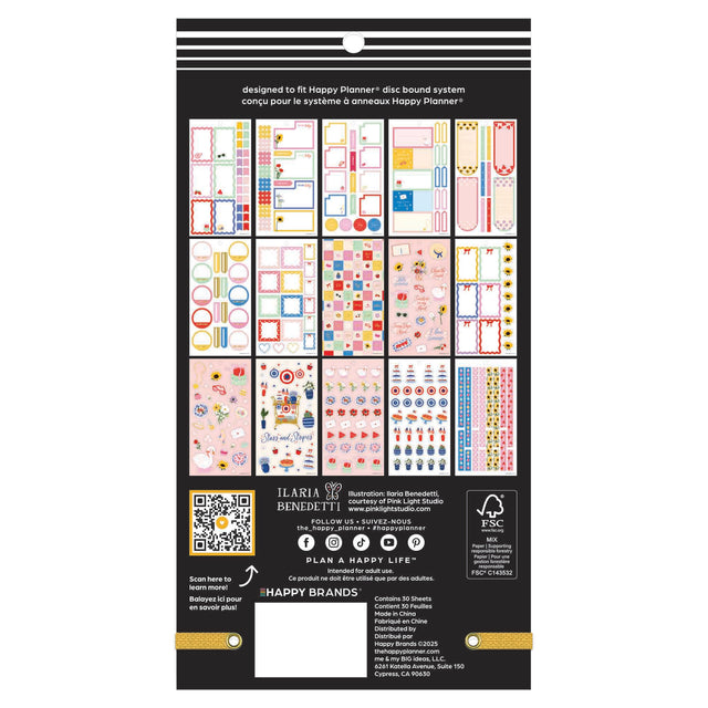Happy Planner Summer Charm Classic Sticker Book