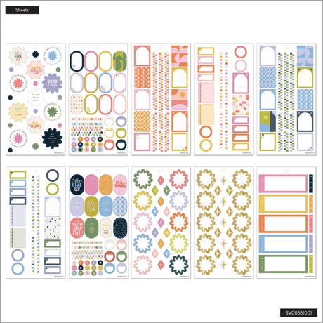 Happy Planner Pop Splash Mini Sticker Book