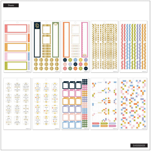 Happy Planner Pop Splash Mini Sticker Book