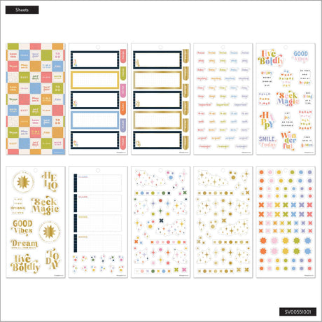 Happy Planner Pop Splash Mini Sticker Book