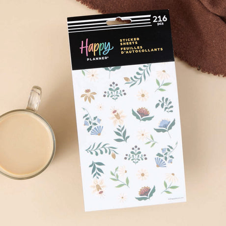 Happy Planner Forest Flowers Sticker Sheets