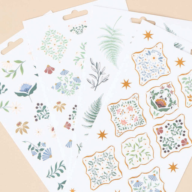 Happy Planner Forest Flowers Sticker Sheets