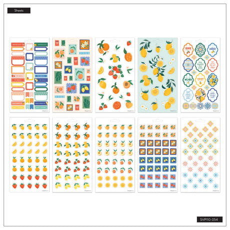 Happy Planner Coastal Cottage Sticker Sheets