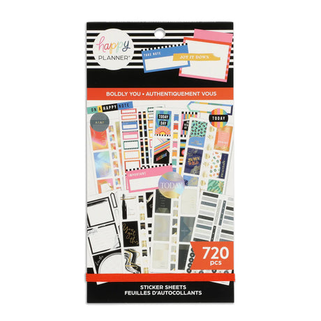 Happy Planner Boldly You Sticker Book Value Pack