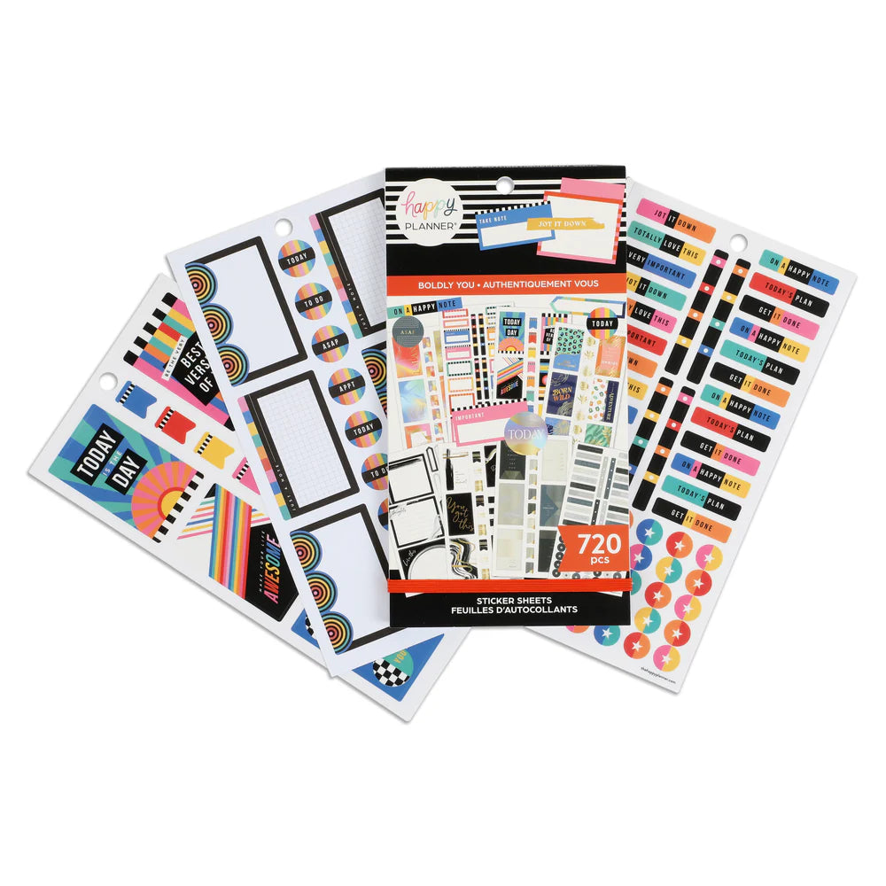 Happy Planner Boldly You Sticker Book Value Pack