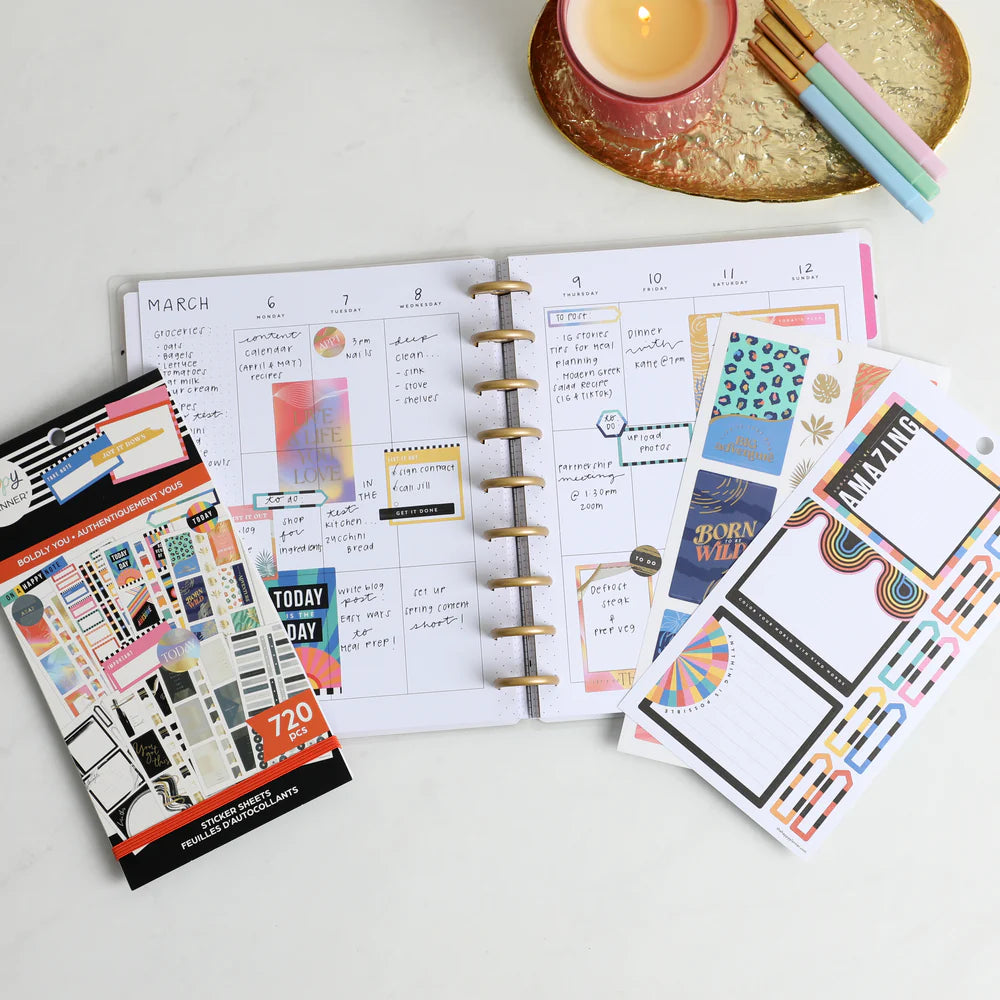 Happy Planner Boldly You Sticker Book Value Pack