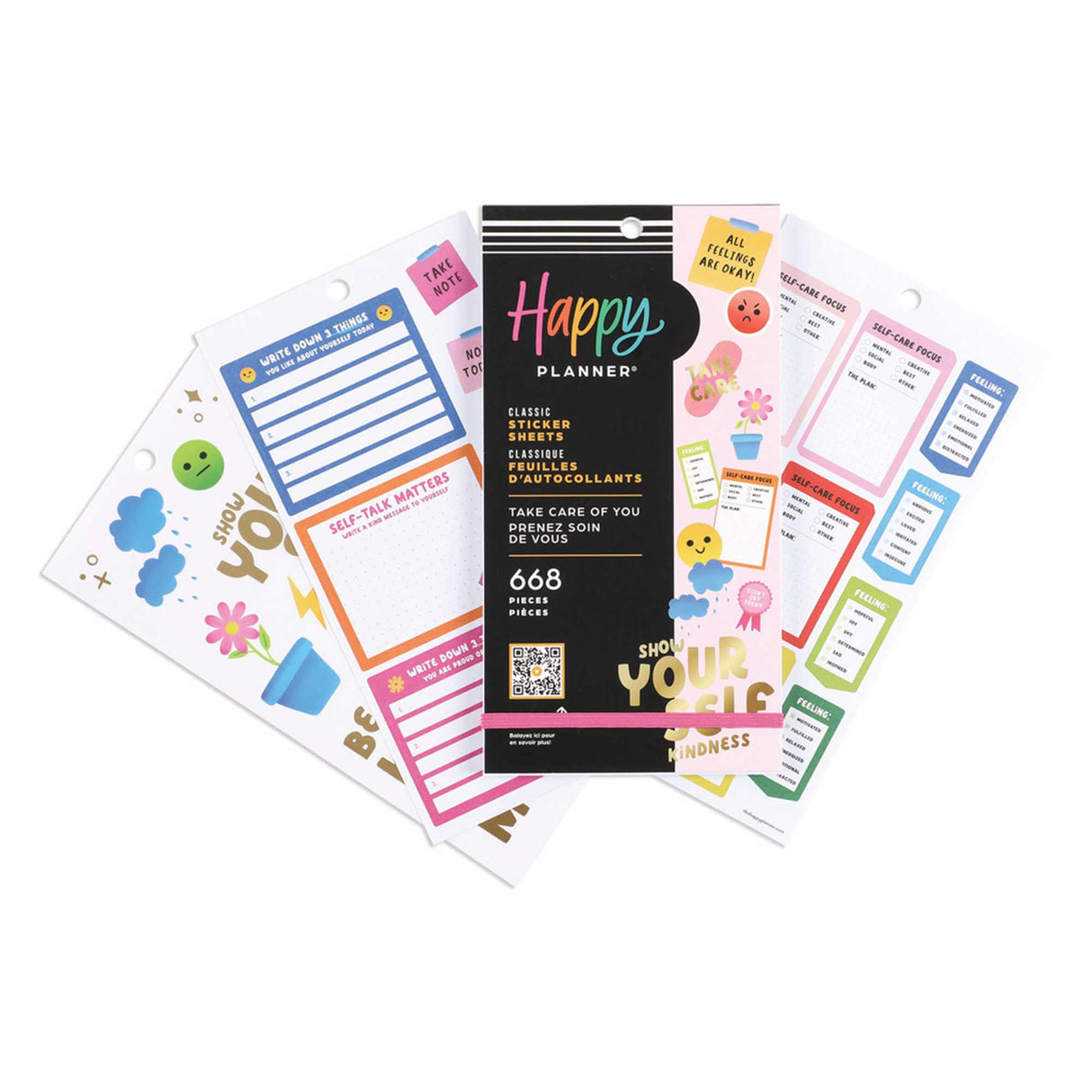 Happy Planner Take Care of You Classic Sticker Book Value Pack