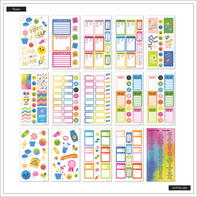 Happy Planner Take Care of You Classic Sticker Book Value Pack