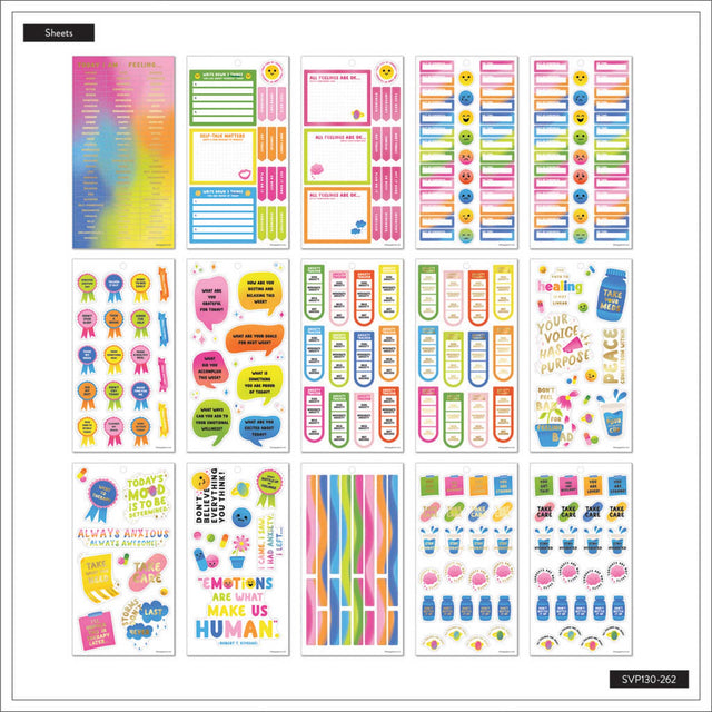 Happy Planner Take Care of You Classic Sticker Book Value Pack