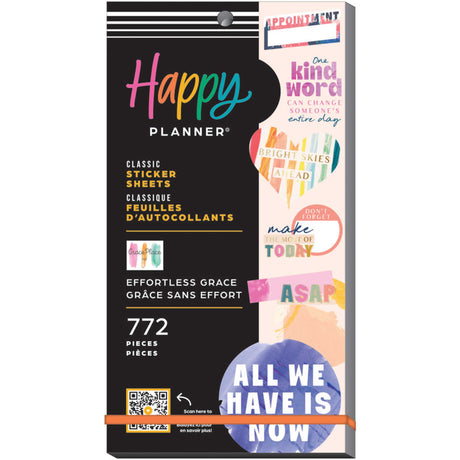 Happy Planner Effortless Grace Classic Sticker Book Value Pack