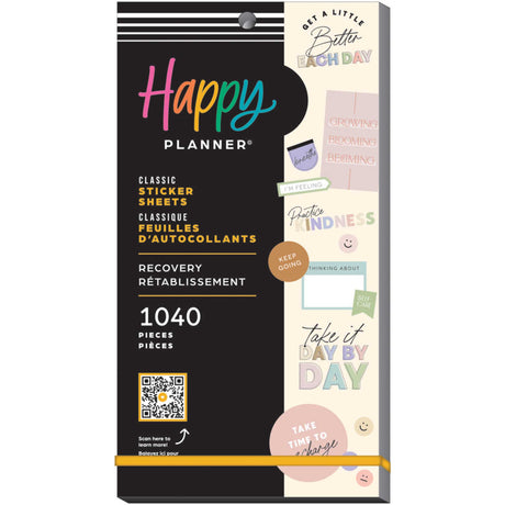 Happy Planner Recovery Classic Sticker Book Value Pack
