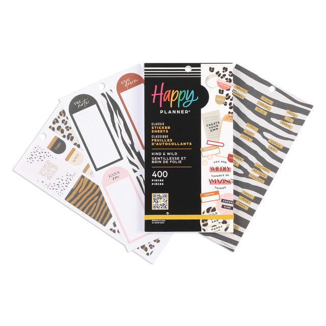 Happy Planner Kind & Wild Classic Sticker Book Value Pack