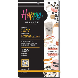 Happy Planner Kind & Wild Classic Sticker Book Value Pack