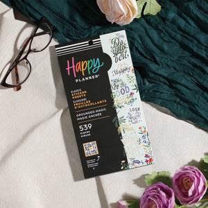Happy Planner Grounded Magic Classic Sticker Book Value Pack