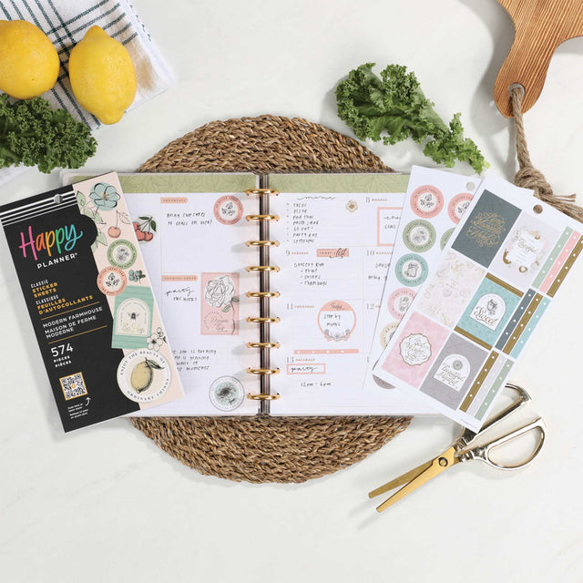 Happy Planner Modern Farmhouse Classic Sticker Book Value Pack