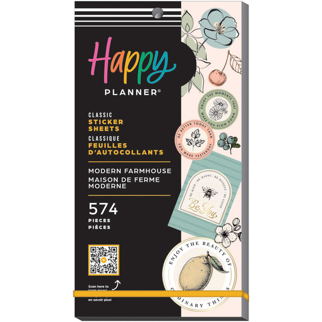 Happy Planner Modern Farmhouse Classic Sticker Book Value Pack