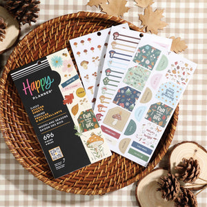 Happy Planner Woodland Seasons Classic Sticker Book Value Pack