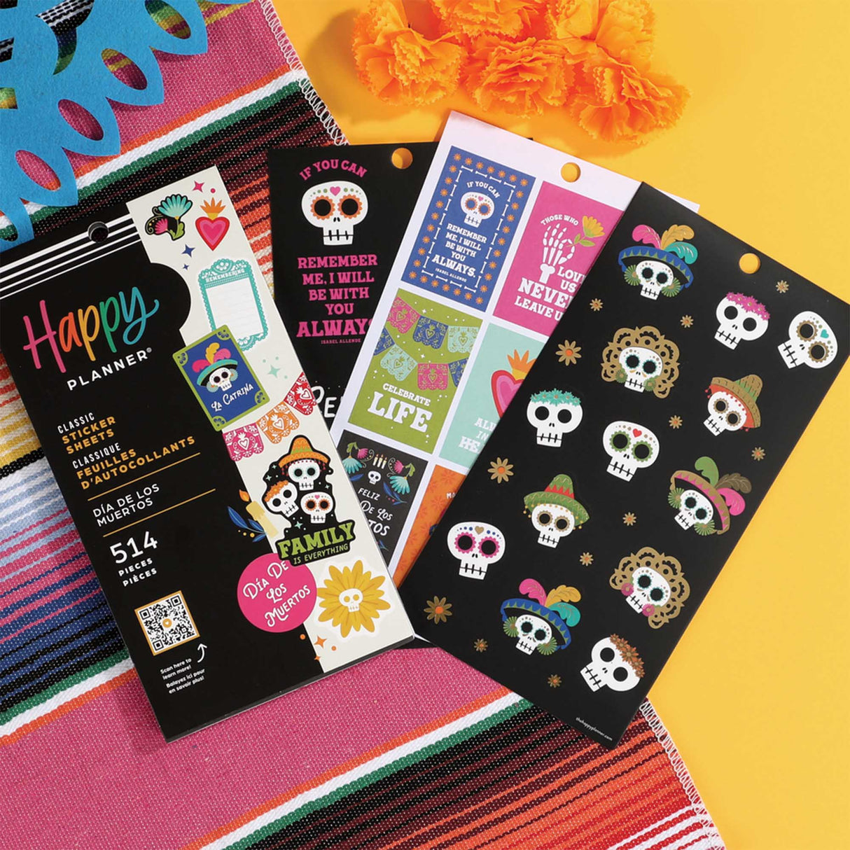 Happy Planner Dia De Los Muertos Classic Sticker Book Value Pack