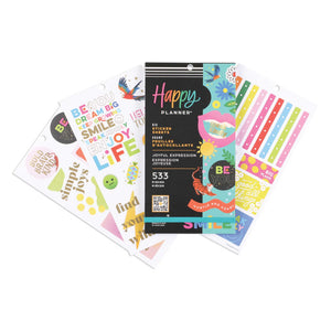 Happy Planner Joyful Expression Classic Sticker Book Value Pack