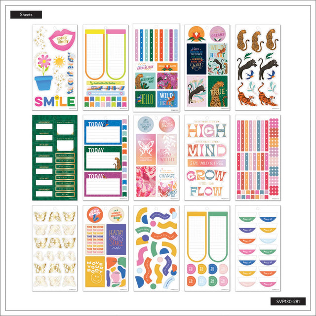 Happy Planner Joyful Expression Classic Sticker Book Value Pack