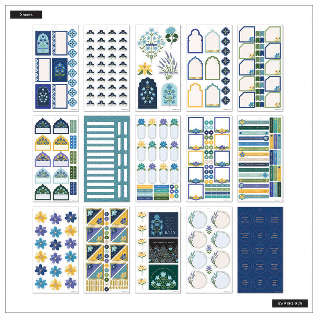 Happy Planner Exotic Borders Classic Sticker Book