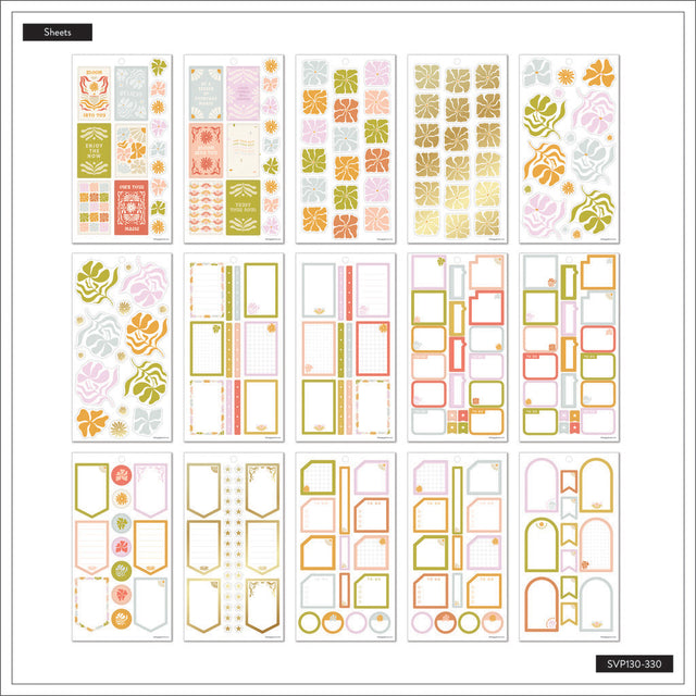 Happy Planner Desert Thistle Classic Sticker Book