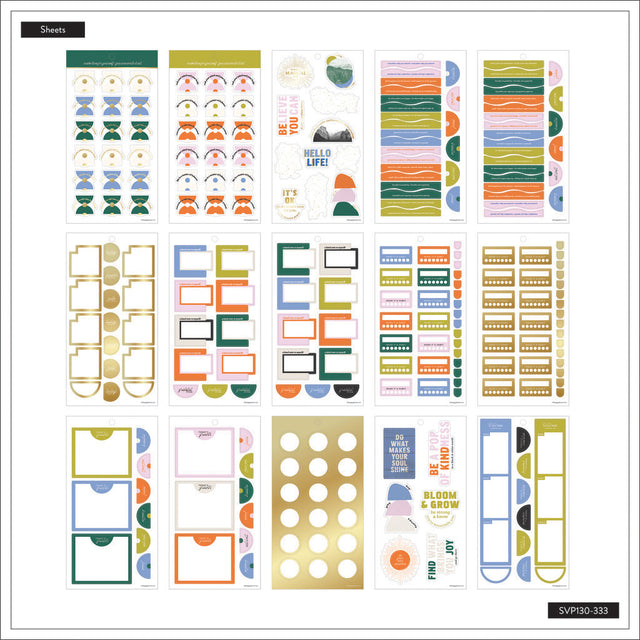 Happy Planner Balanced Soul Classic Sticker Book