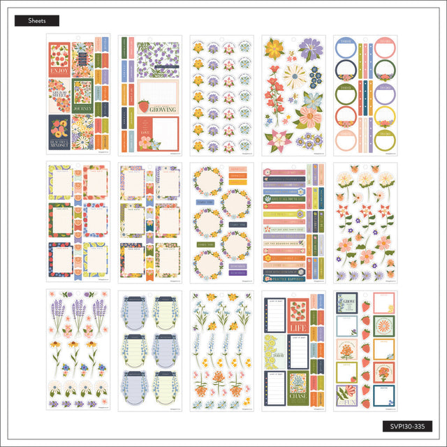 Happy Planner Spring Market Classic Sticker Book