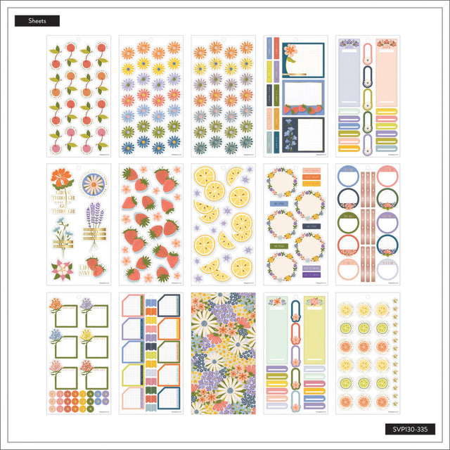 Happy Planner Spring Market Classic Sticker Book