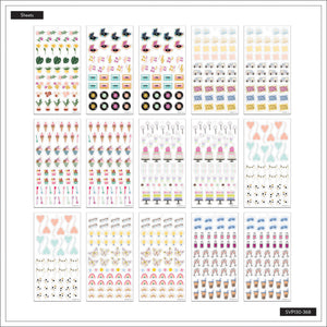 Happy Planner Everyday Pretty Pastel Icons Classic Sticker Book