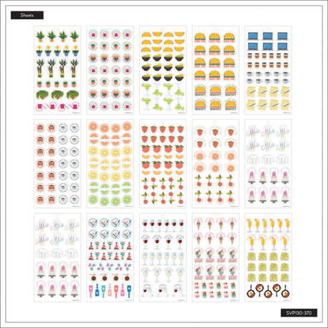 Happy Planner Everyday Bright Bold Icons Vol2 Classic Sticker Book