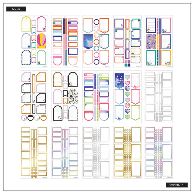 Happy Planner Essential Boxes Classic Sticker Book