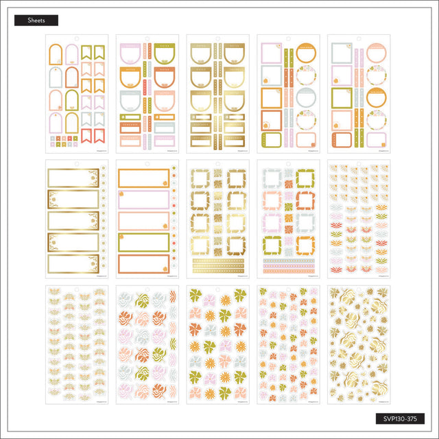 Happy Planner Desert Thistle Mini 30 Sticker Book