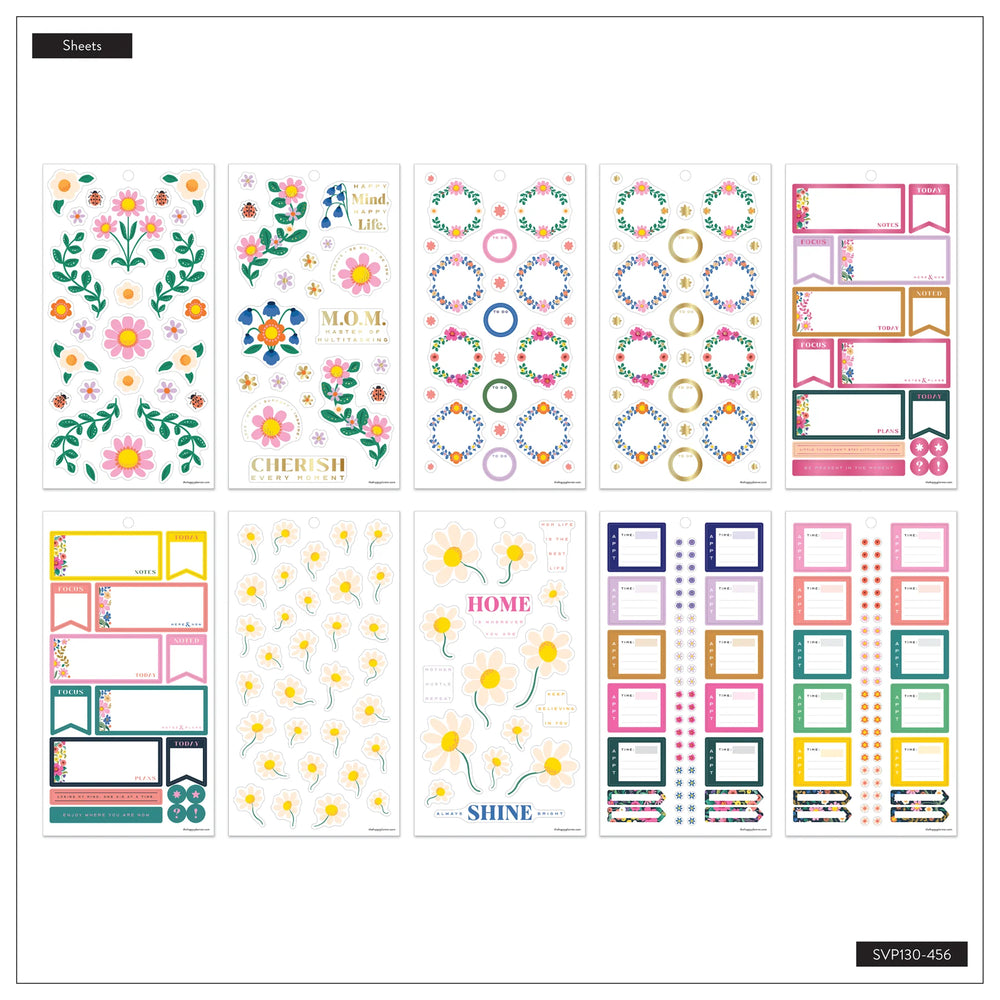 Happy Planner Golden Garden Sticker Book - Classic